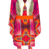 Tribal - Pink Kimono Wings (Neon Orange)