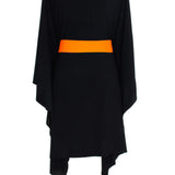 Monochrome - Black Kimono (Neon Orange)