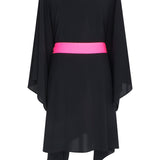 Monochrome - Black Kimono (Neon Pink)