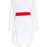 Monochrome - White Kimono (Red)