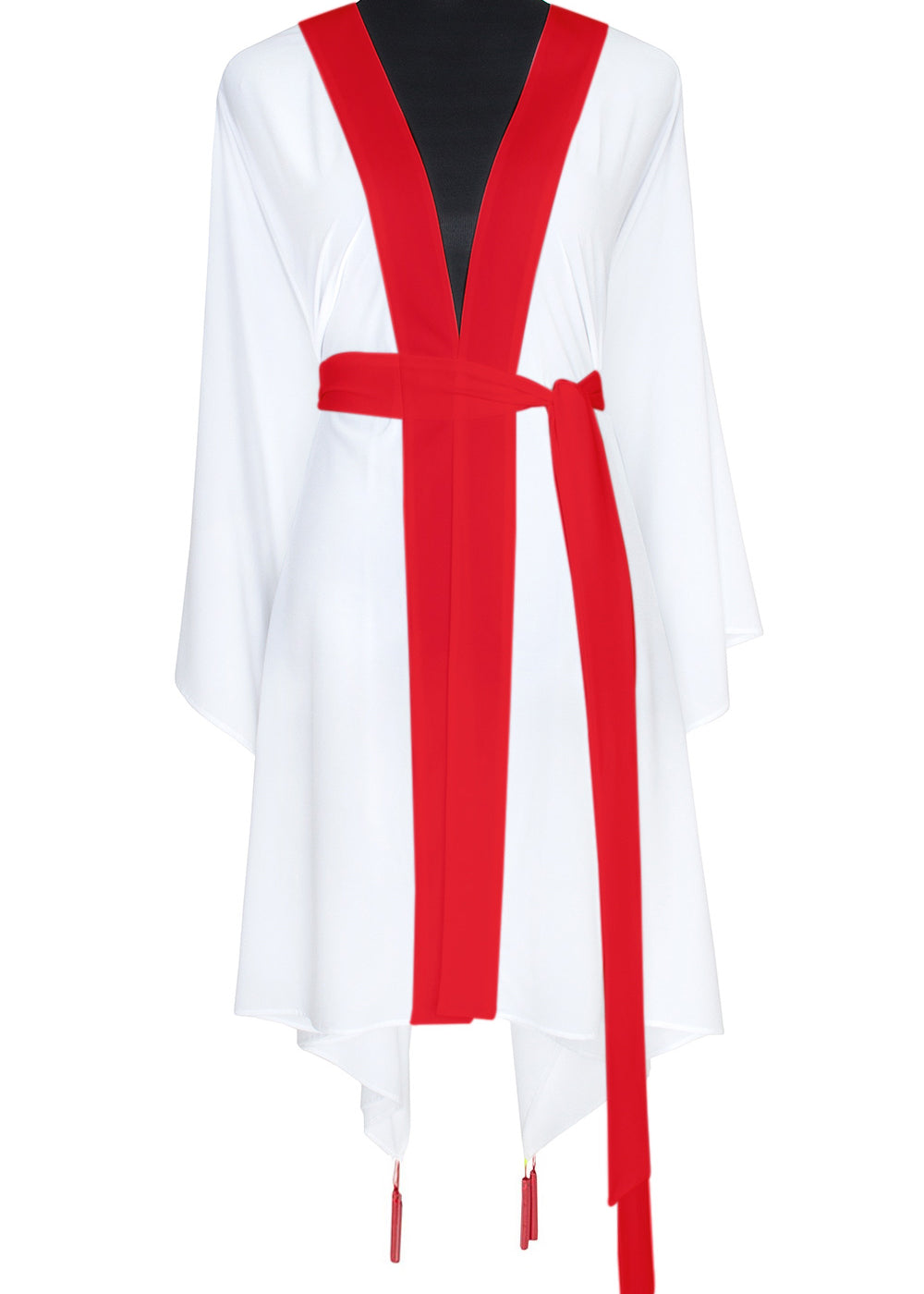 Monochrome - White Kimono (Red)