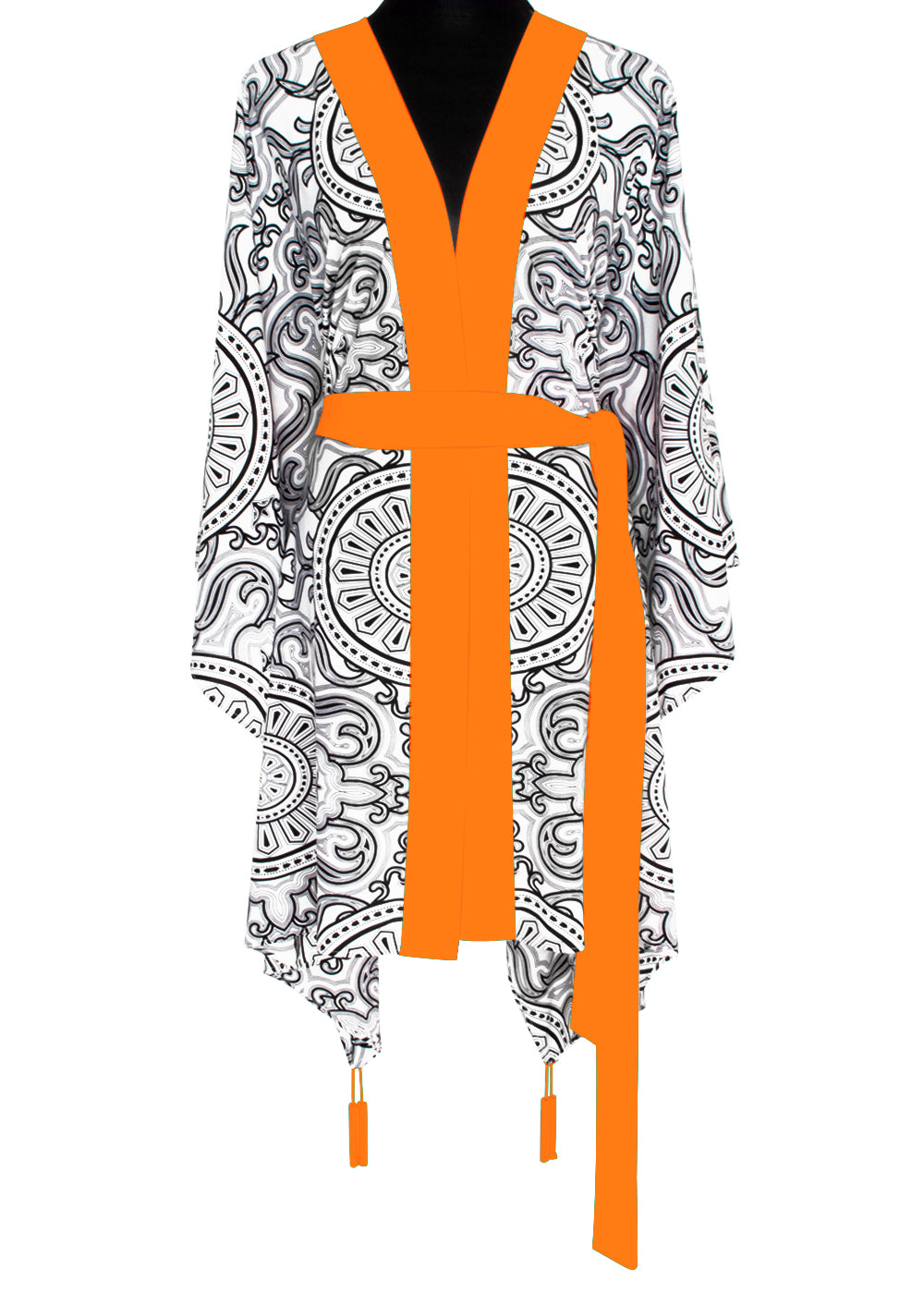 Tribal - Moon Kimono (Neon Orange)