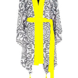 Tribal - Moon Kimono (Neon Yellow)