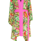 Tropics - Jungle Paradise Kimono (Neon Pink)