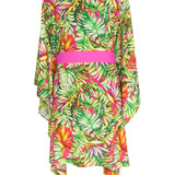 Tropics - Jungle Paradise Kimono (Neon Pink)