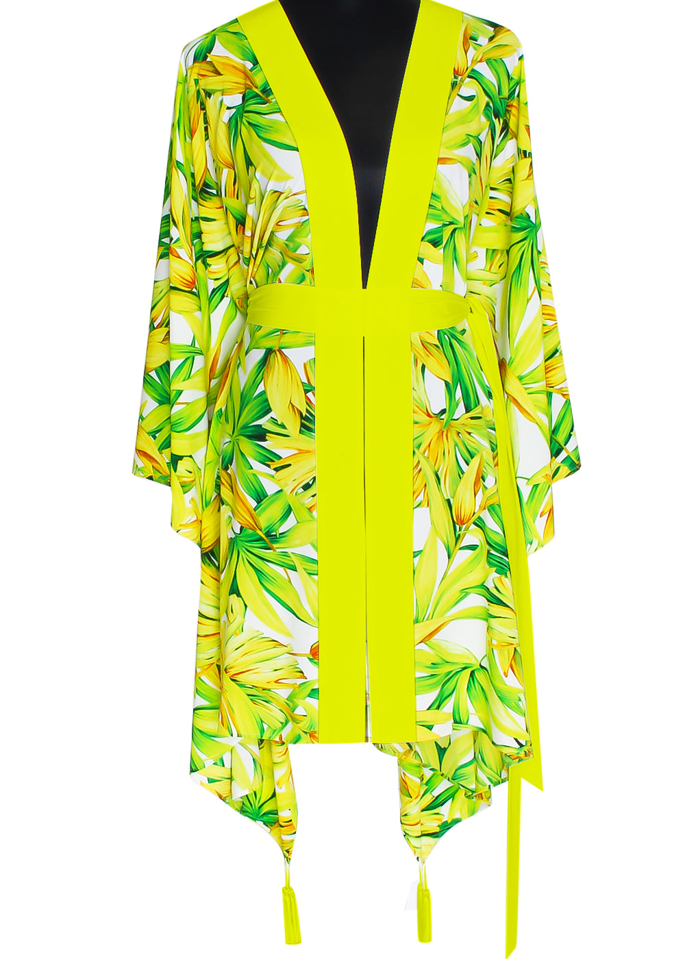 Euphoria – Secret Garden Kimono (Neon Yellow)