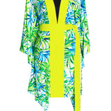 Euphoria – Paradise Palm Kimono (Neon Yellow)