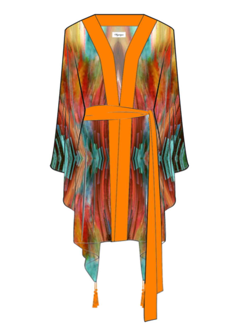 Cruise - Serendipity Kimono (Neon Orange)