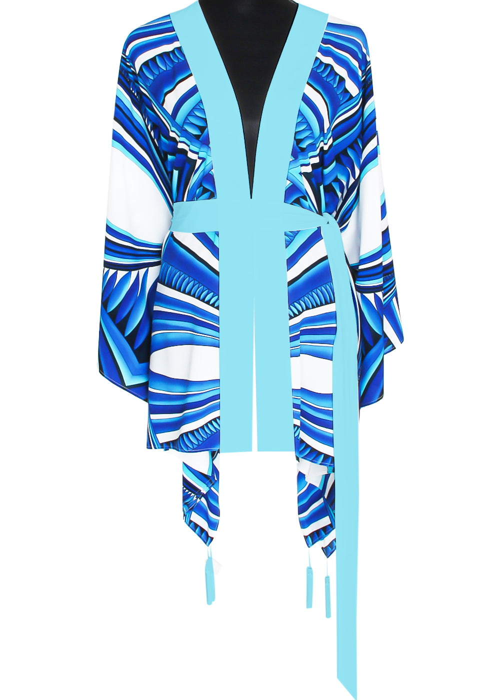 Tribal - Panacea Kimono (Baby Blue)