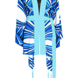 Tribal - Panacea Kimono (Baby Blue)