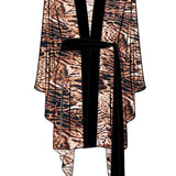 Safari - African Cat Kimono (Black)