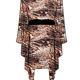 Safari - African Cat Kimono (Black)