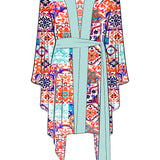 Siciliana - Carmella Kimono (Pastel Green)