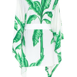 Jungle - White Palm Kimono (Off-White)