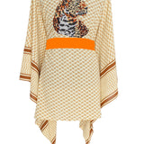 Desert - Sand Kimono Panther (Neon Orange)