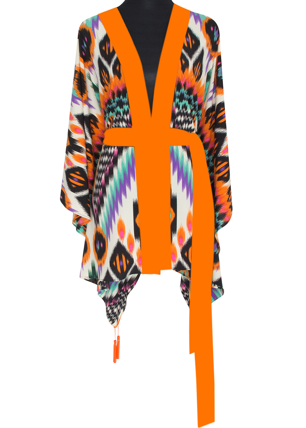 Tribal – Orange Apache Kimono (Neon Orange)