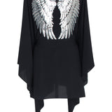 Monochrome - Black Kimono Wings (Black)