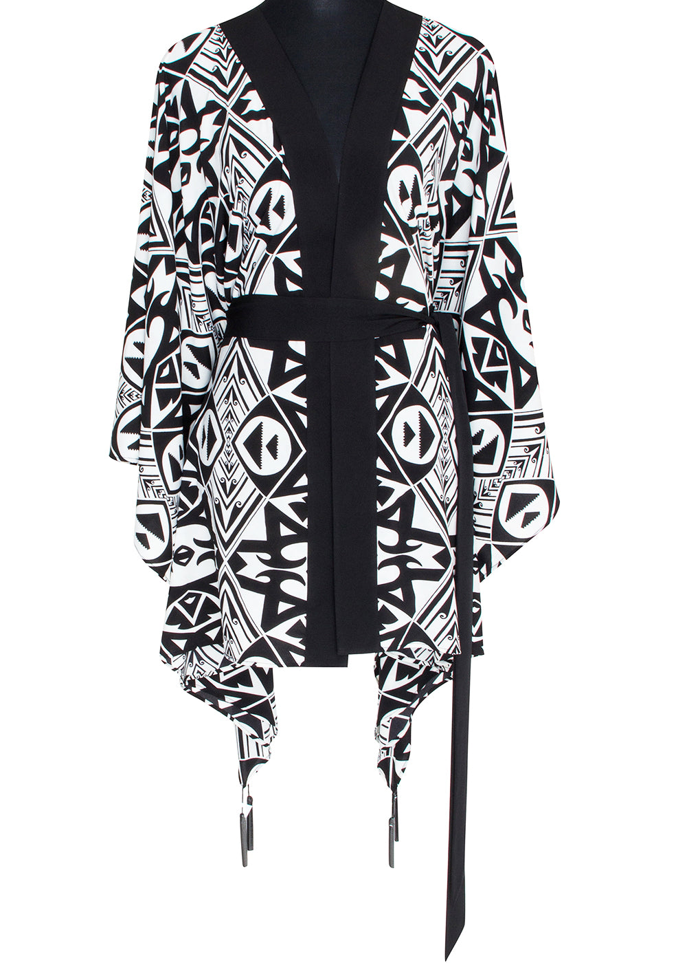 Tulum – Tribal Kimono (Black)