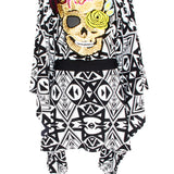 Tulum – Tribal Kimono Skull (Black)