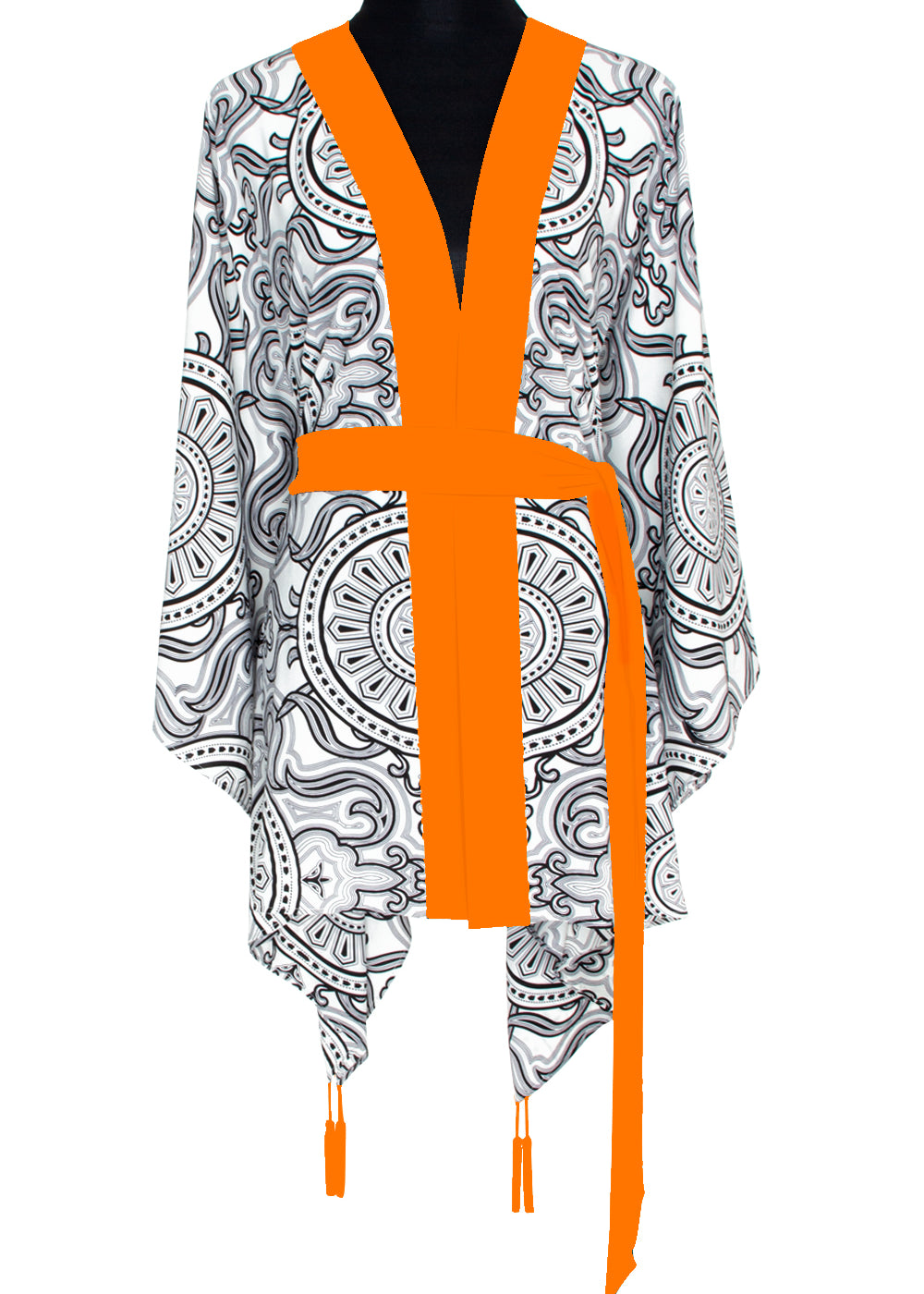 Tribal - Moon Kimono (Neon Orange)