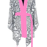 Tribal - Moon Kimono (Neon Pink)