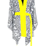 Tribal - Moon Kimono (Neon Yellow)