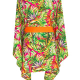 Tropics - Jungle Paradise Kimono (Neon Orange)