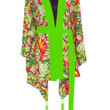 Tropics - Jungle Paradise Kimono (Neon Green)