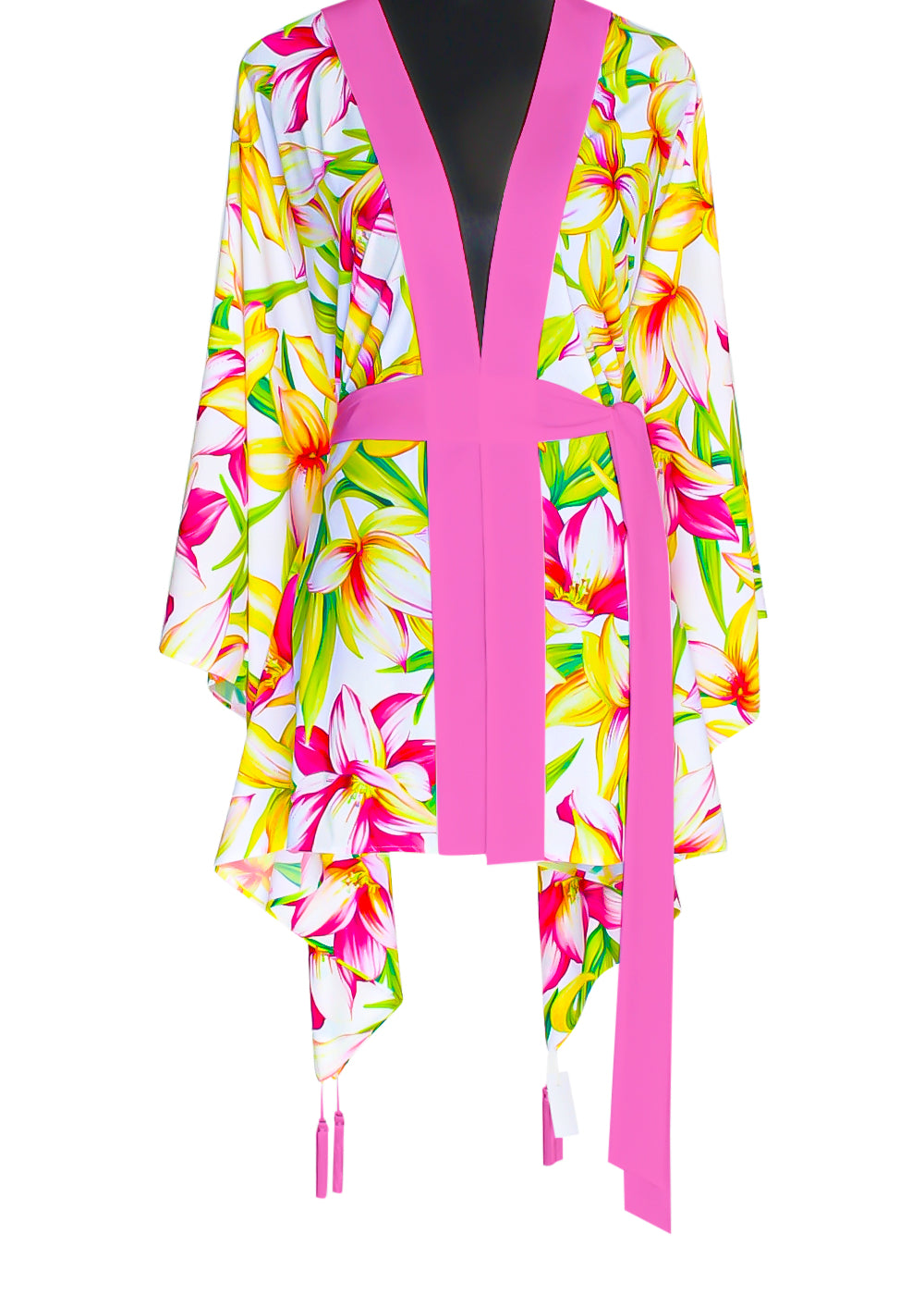 Euphoria – Floral Love Kimono (Neon Pink)