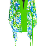 Euphoria – Paradise Palm Kimono (Neon Green)