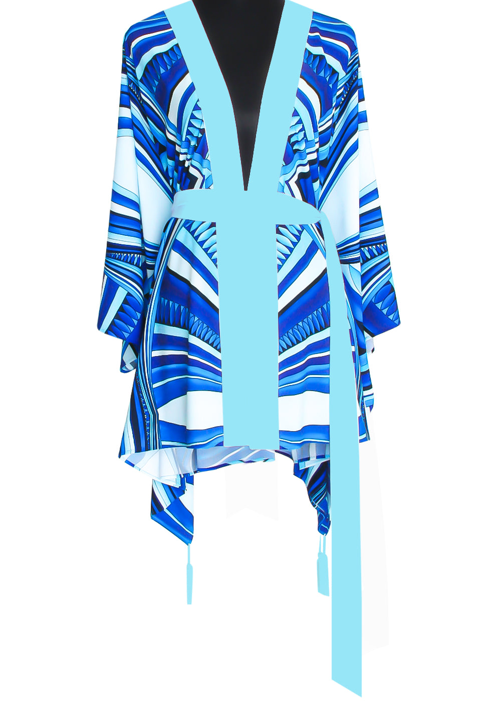 Tribal - Panacea Kimono (Baby Blue)