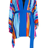 Tribal - Waterfall Kimono (Royal Blue)