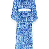 Siciliana - Arianna Maxi Split Kaftan (Off-White)