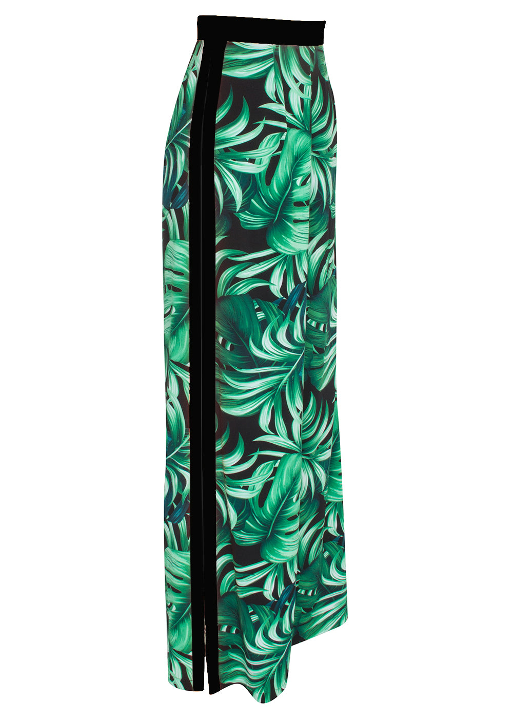 Jungle - Monstera Black / Green Pants (Black)