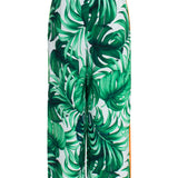 Jungle - Monstera White / Green Pants (Neon Orange)