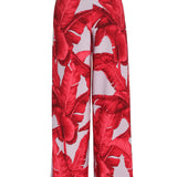 Jungle - Red / Grey Palm Pants (Grey)