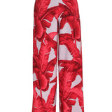 Jungle - Red / Grey Palm Pants (Red)