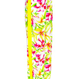 Euphoria - Floral Love Pants (Neon Yellow)