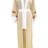 Desert - Sand Maxi Split Kaftan (Off-White)