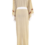 Desert - Sand Maxi Split Kaftan (Off-White)