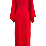 Monochrome - Red Maxi Split Kaftan (Red)