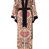 Tribal - Sun Maxi Split Kaftan (Black)