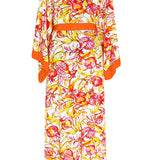 Euphoria – Forbidden Fruit Maxi Split Kaftan (Neon Orange)