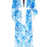 Euphoria – Mystic Forest Maxi Split Kaftan (Off-White)