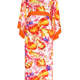 Euphoria – Magic Reef Maxi Split Kaftan (Neon Orange)