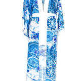 Siciliana - Aurora Maxi Split Kaftan (Off-White)