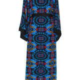 Siciliana - Giorgia Maxi Split Kaftan (Black)