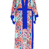 Siciliana - Carmella Maxi Split Kaftan (Royal Blue)