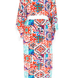 Siciliana - Carmella Maxi Split Kaftan (Off-White)