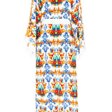 Siciliana - Chiara Maxi Split Kaftan (Off-White)